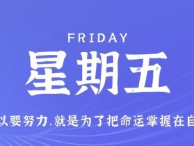 7月7日，星期五，在这里每天60秒读懂世界！